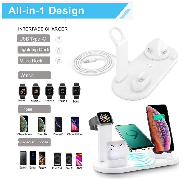 7 in 1 Portable electronics charging port