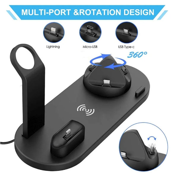 7 in 1 Portable electronics charging port