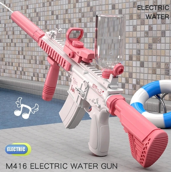 M416 fully automatic electric water gun, shooting toy, beach outdoor entertainment, children and adult gifts, summer outdoor toy.