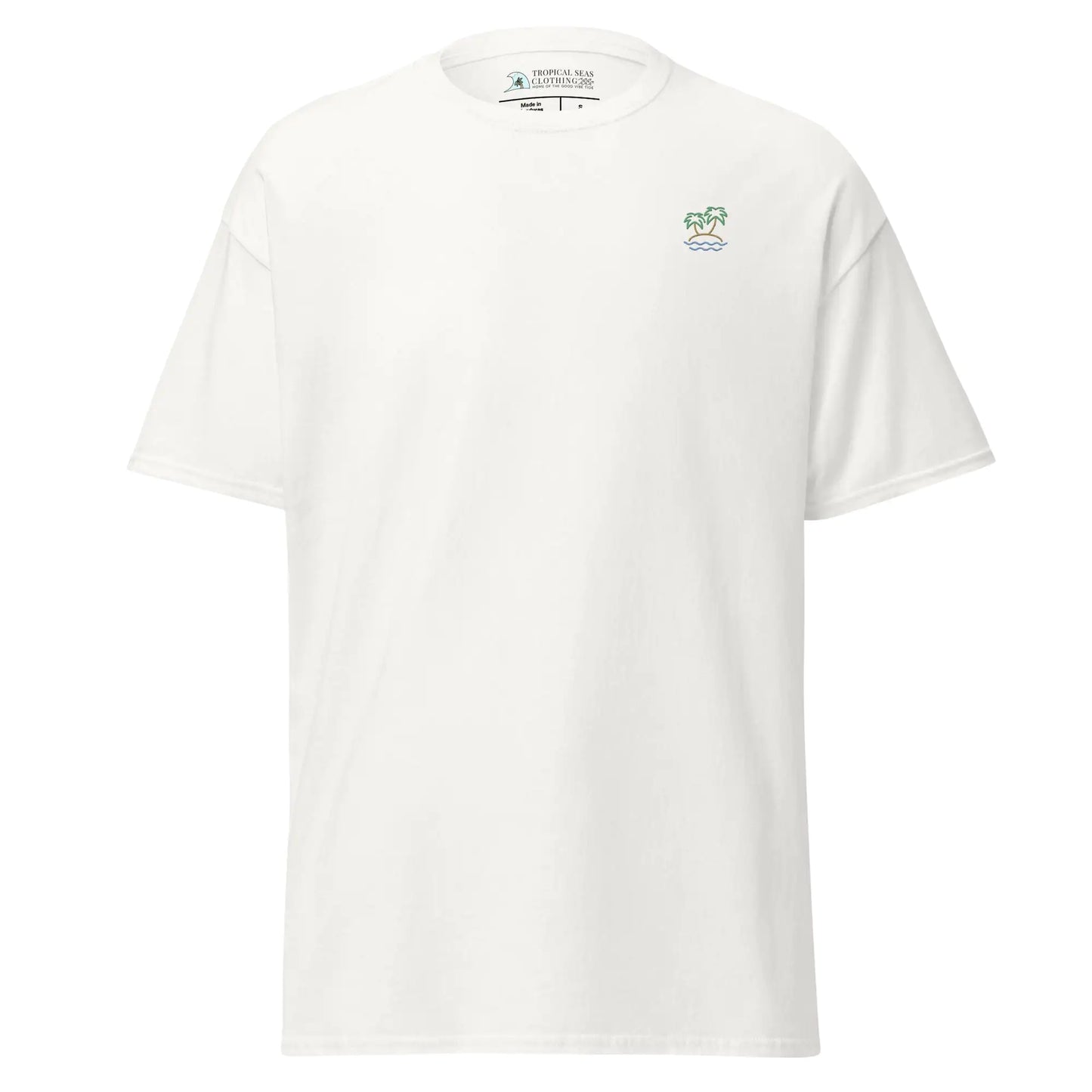 Embroidered Beach and Chill Classic Tee